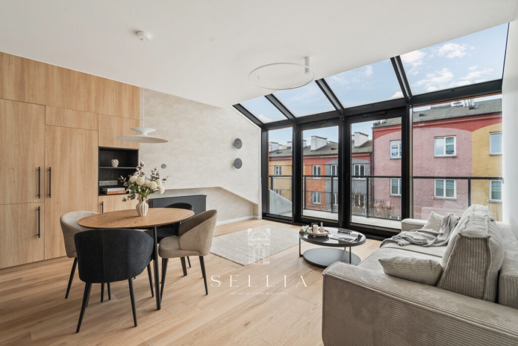 Nowoczesne mieszkanie z tarasem - Bohema