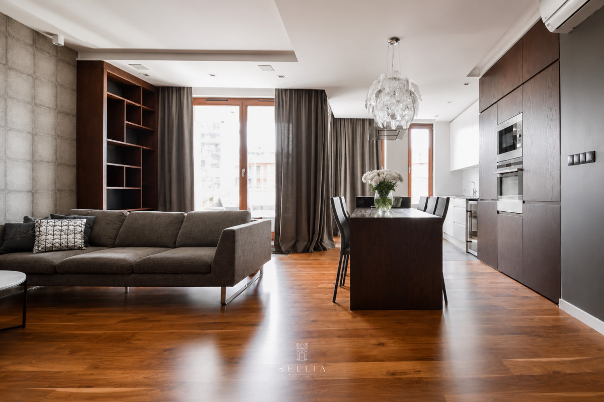 Trzypokojowy apartament na Powiślu